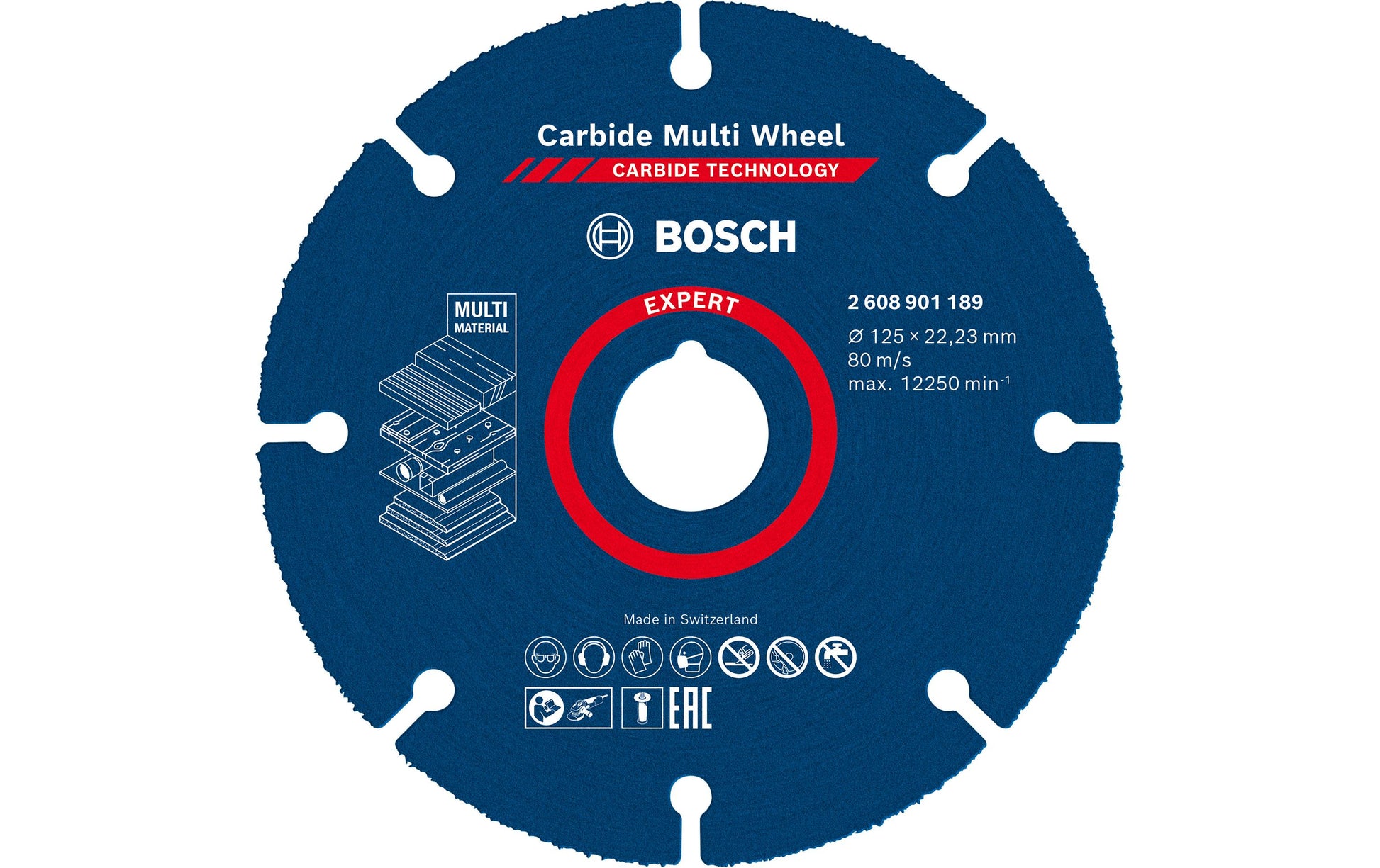 Bosch Trennscheibe, 125 mm, Blau