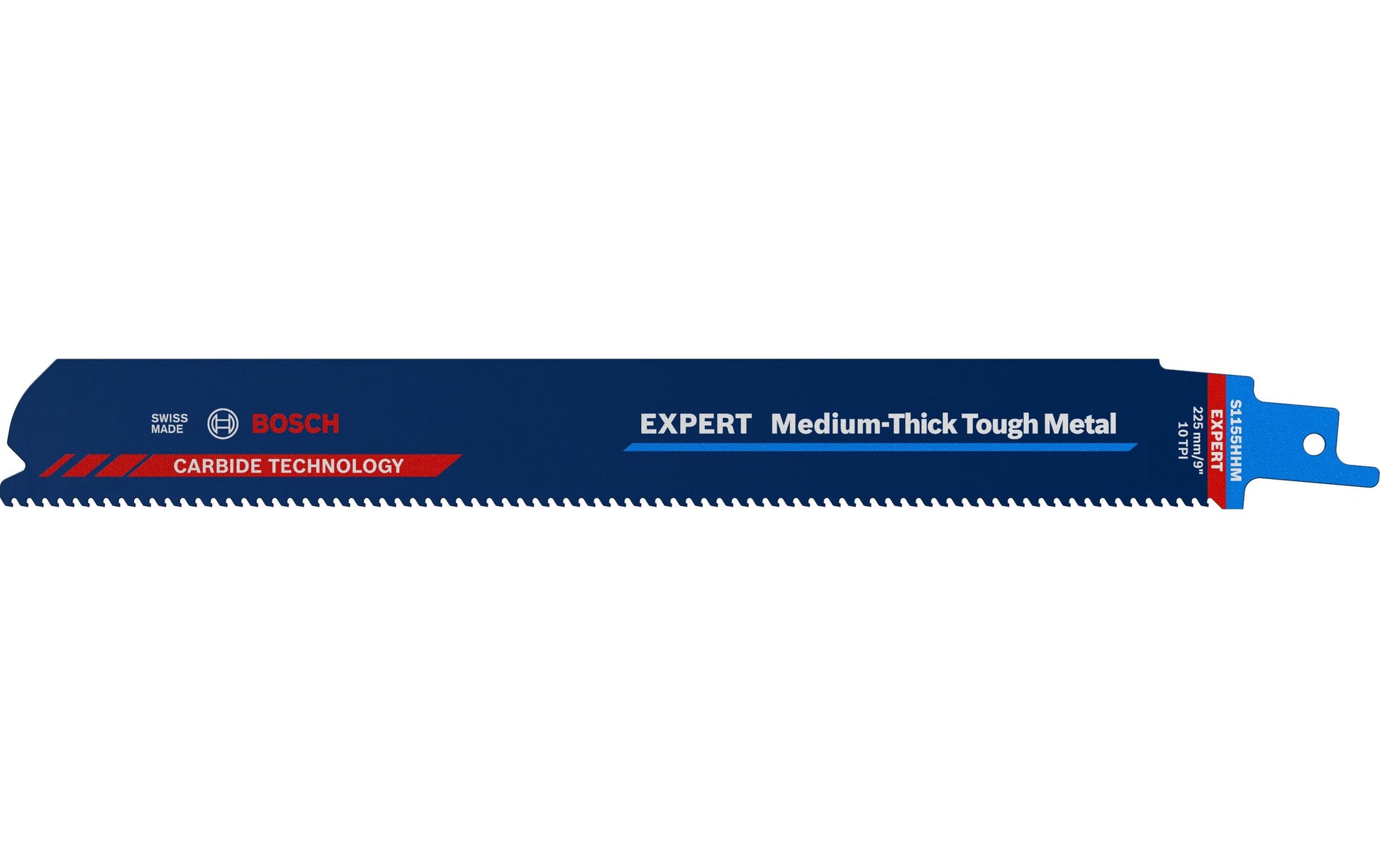 Bosch EXPERT Säbelsägeblatt 225 × 2,5 mm – für Metall – 1 Stk