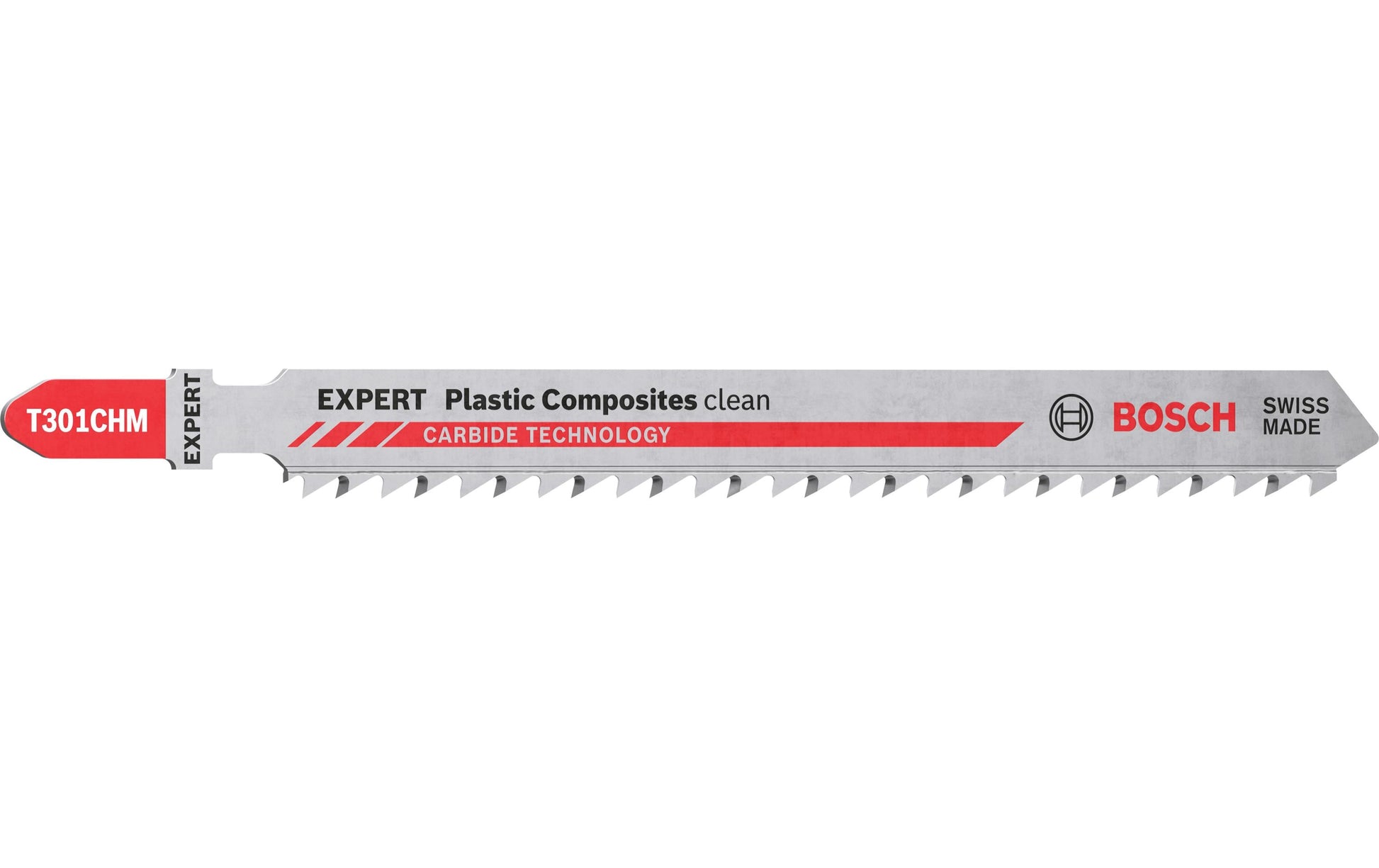Bosch Professional EXPERT T 301 CHM Stichsägeblatt 117 mm Hartmetall – 3 Stk – für Kunststoff