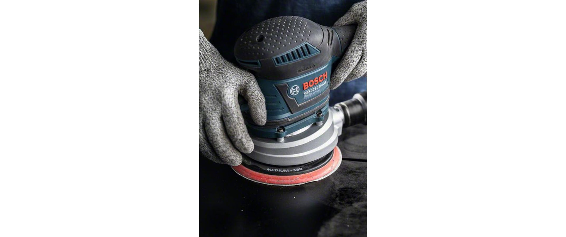 Bosch Stützteller, Multihole, EXPERT, 150 mm, schwarz, blau