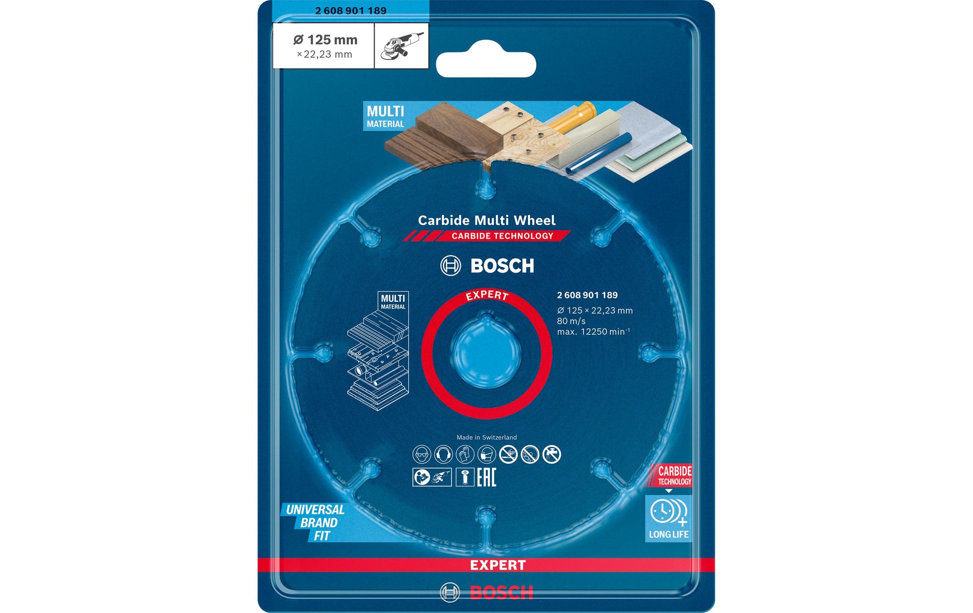 Bosch Trennscheibe, 125 mm, Blau