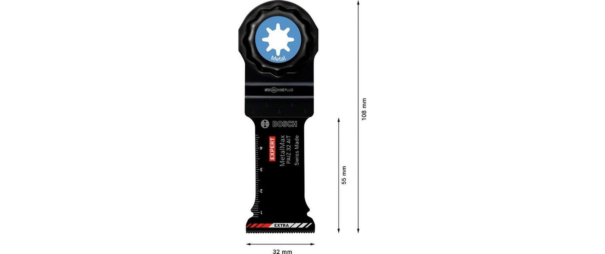 Bosch Sägeblatt 50 × 32 mm Hartmetall – für Metall – 1 Stk – für Bosch