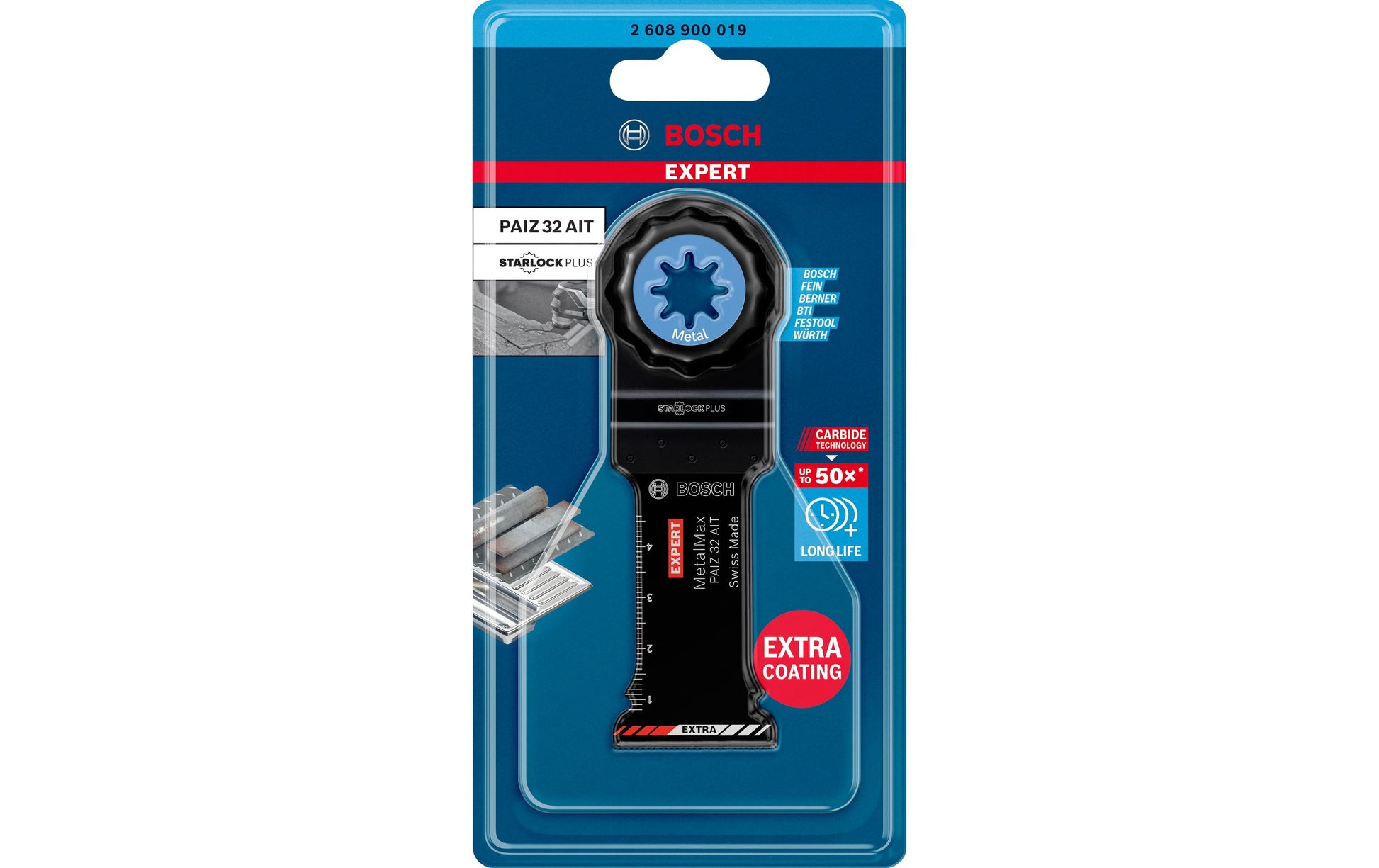 Bosch Sägeblatt 50 × 32 mm Hartmetall – für Metall – 1 Stk – für Bosch