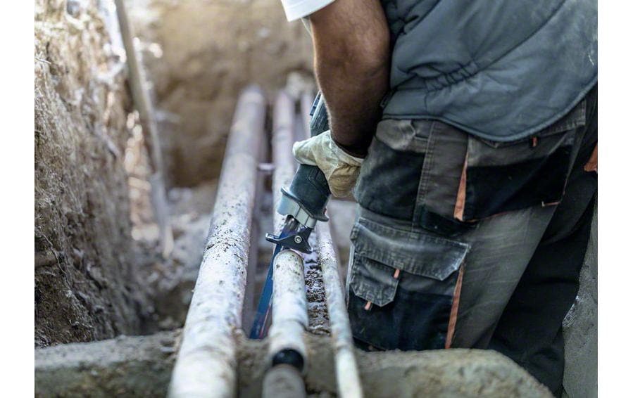 Bosch Professional EXPERT Säbelsägeblatt 225 × 3 mm Hartmetall – für Gusseisen & Stahl – 3 Stk