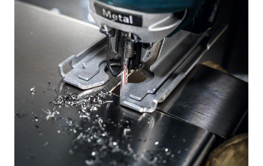 Bosch Professionelles Stichsägeblatt 83 × 1,1 mm Hartmetall – für Metall – 3 Stk