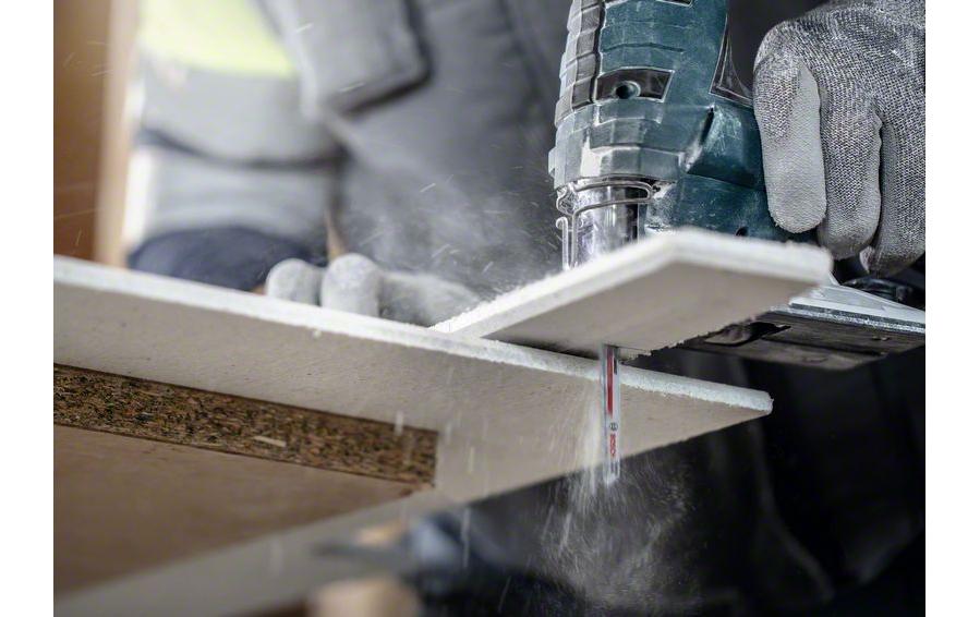 Bosch Professionelles Stichsägeblatt 100 mm Hartmetall – für Faserzement, GFK, Gipskarton – 3 Stk