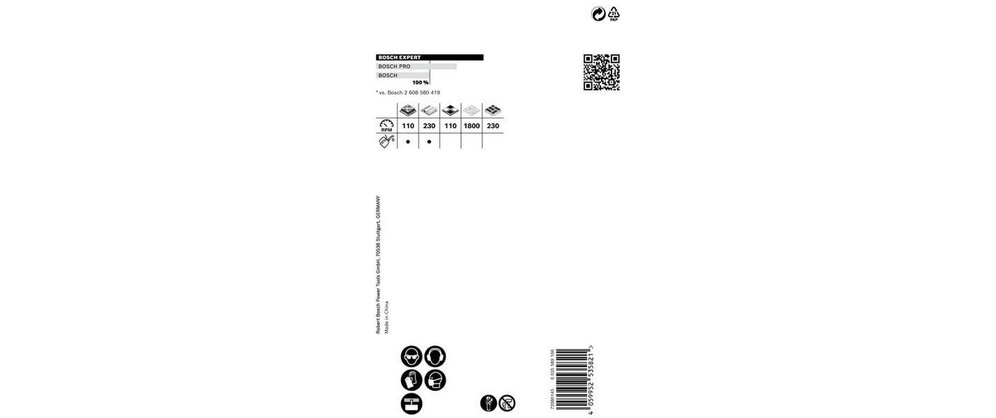 Bosch EXPERT Tough Material Lochsäge 76 mm – für Mauerwerk & Beton, Kunststoff, Metall u. a. – 1 Stk
