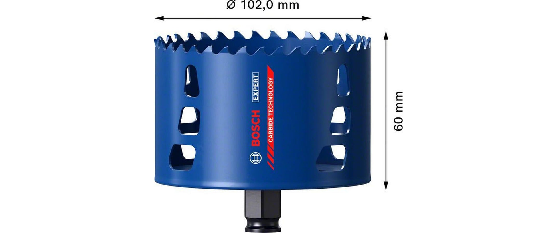Bosch Professionelle EXPERT Lochsäge 102 mm – für Fliesen