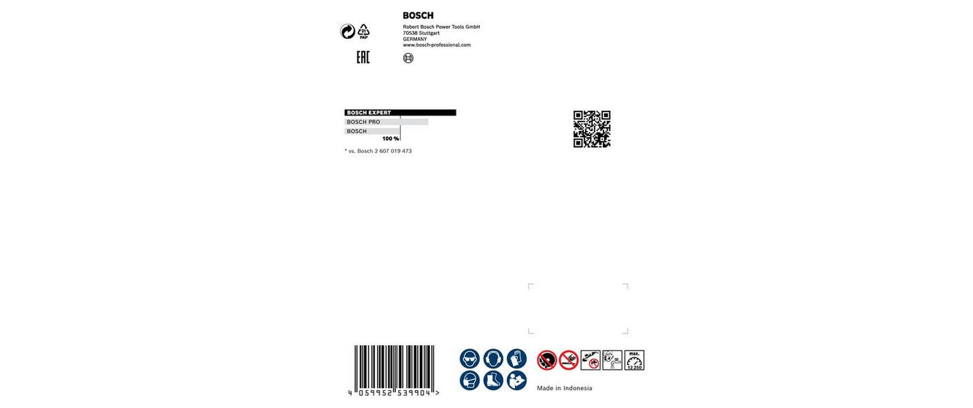 Bosch Expert HardCeramic Diamanttrennscheibe 125 × 22,2 × 1,4 mm – für Fliesen & Hartkeramik – 1 Stk