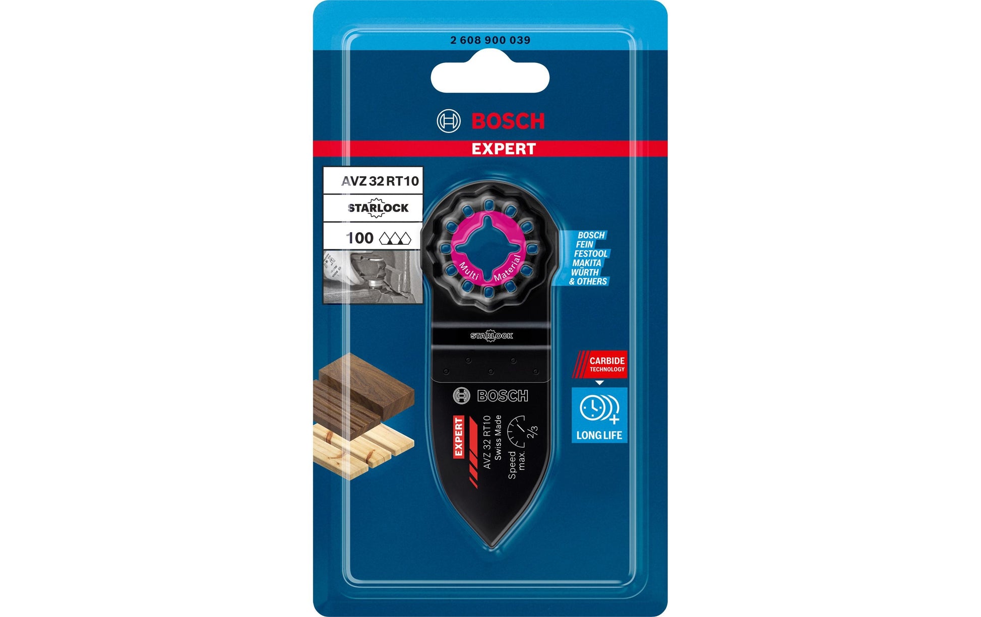 Bosch EXPERT Schleifpapier 32 × 99 mm – für Holz – 1 Stk