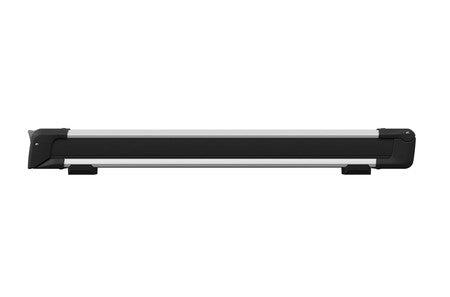 Thule Skiträger SnowPack 7326 – abschliessbar – für WingBar/SlideBar/SquareBar – Ladebereich 75 cm