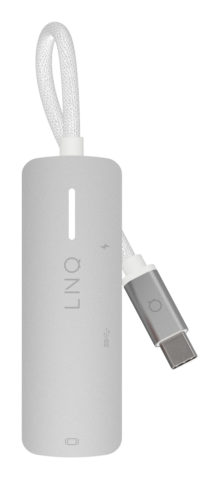 LINQ ProConnect 3in1 Dockingstation – USB-C, 1× HDMI, 1× USB-A, 140 W PD, für Windows/Mac