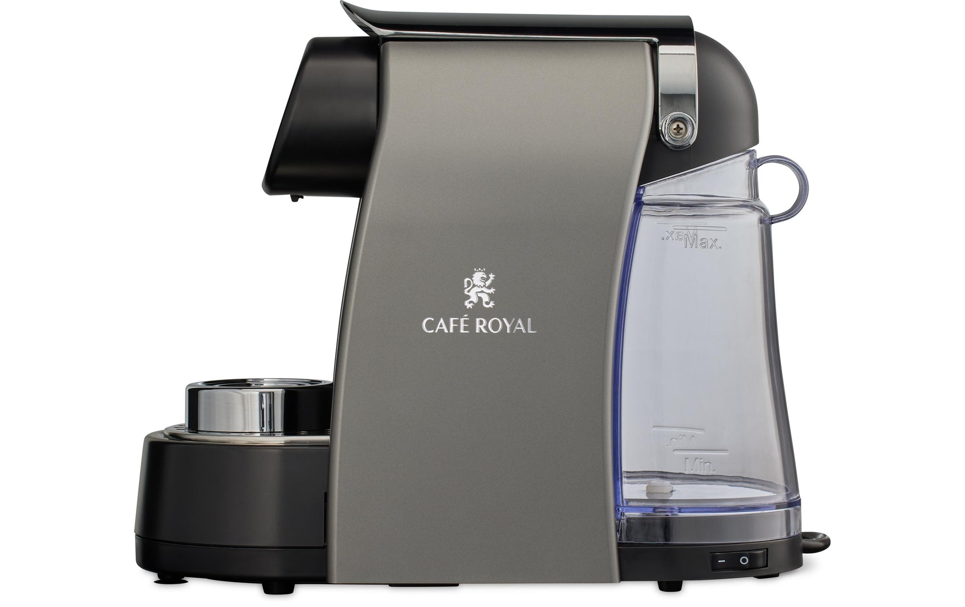 Café Royal CRpro-100 Kapselmaschine – für Café Royal Professional Pads, 1 l, Grau