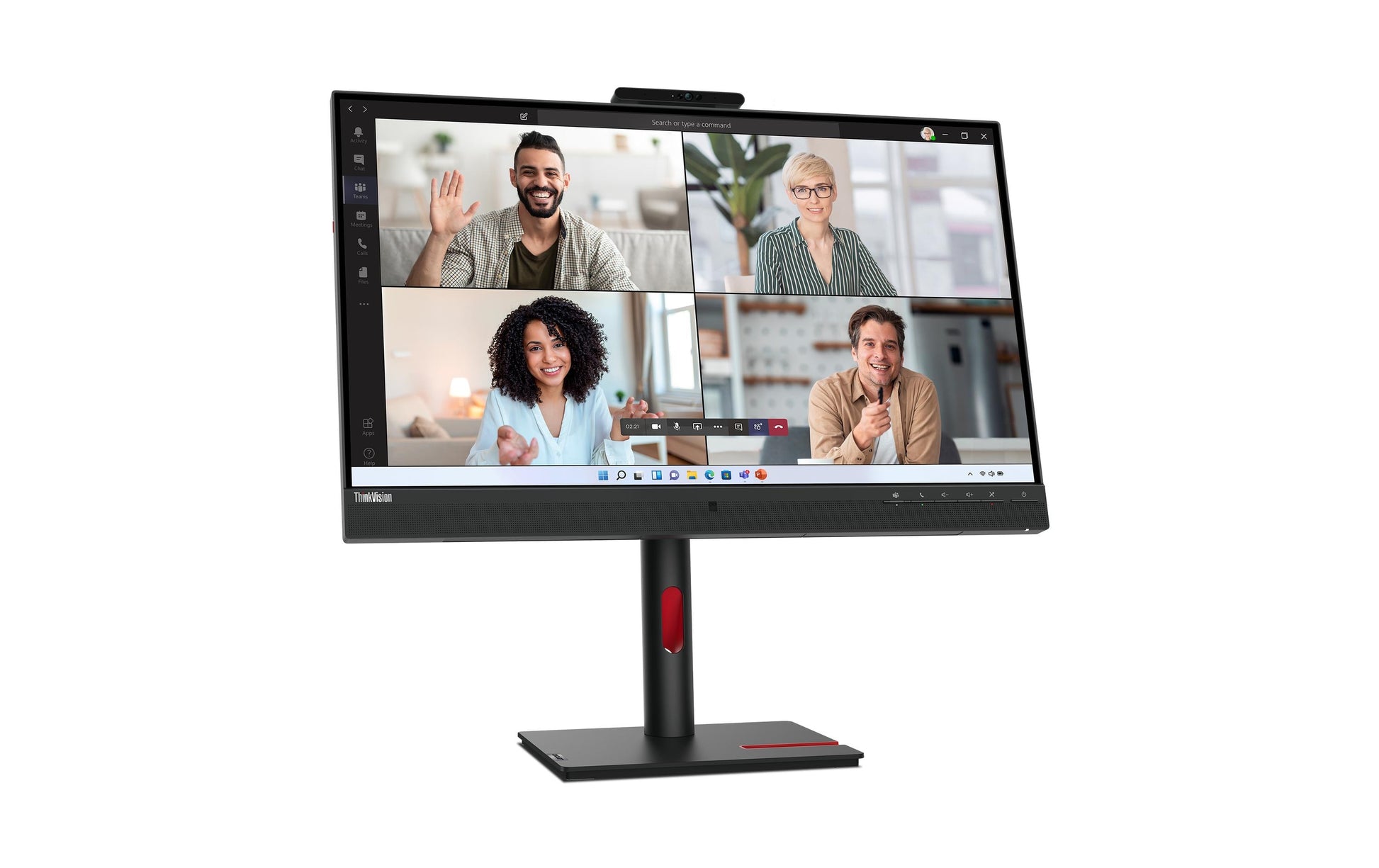 Lenovo Monitor, 27", 2560 × 1440 (WQHD), IPS, HDMI 2.1, DisplayPort 1.4, DP Out, USB 3.2