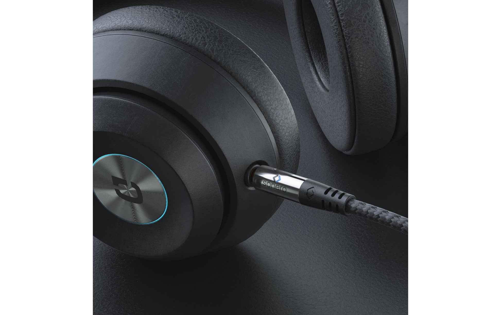 Sonero 3,5-mm-Klinkenkabel – Stecker zu Stecker – 1 m, vergoldete Stecker, Nylonmantel