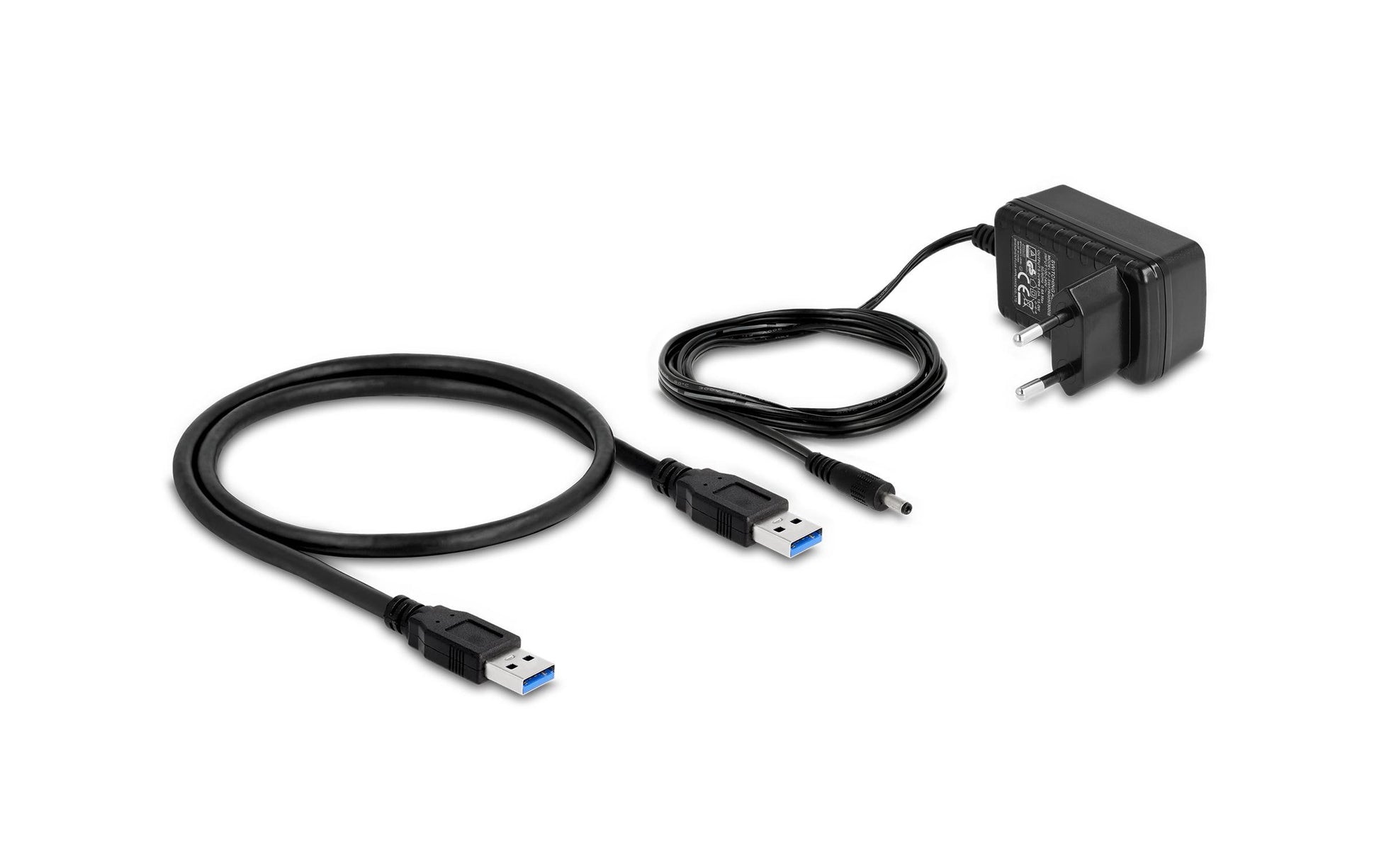 DeLOCK USB-Hub – USB-A, 4× 10 Gbit/s, 1× Schnellladeport, für Windows/Mac/Linux