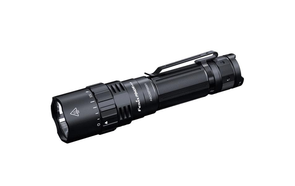 Fenix Taschenlampe PD40R V3.0 – 3000 lm, 500 m, IP68, USB, 5000 mAh – Schwarz