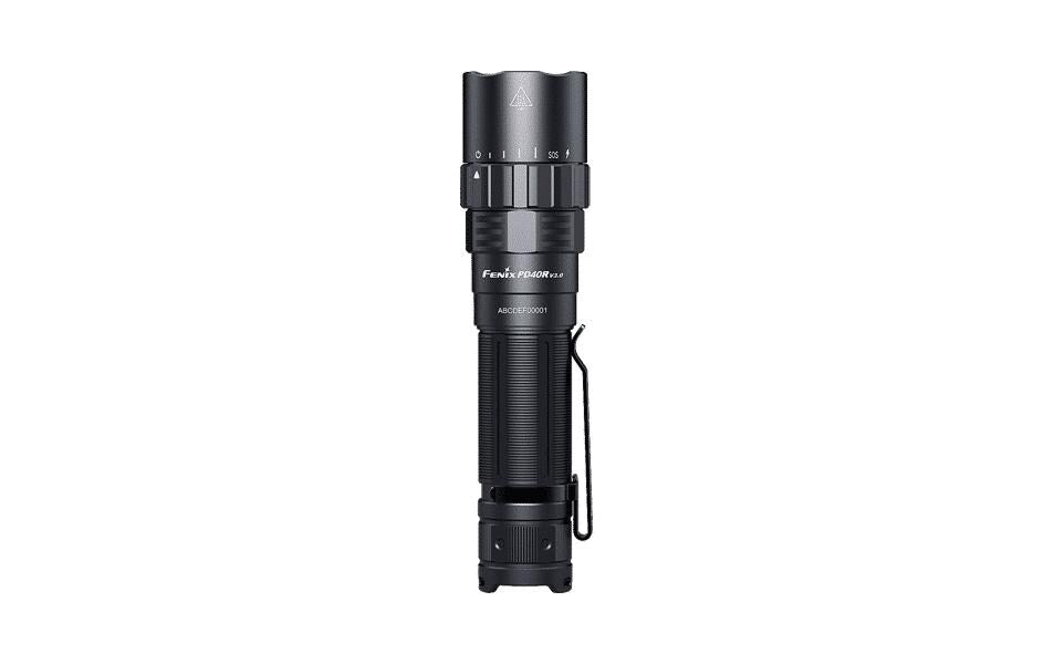 Fenix Taschenlampe PD40R V3.0 – 3000 lm, 500 m, IP68, USB, 5000 mAh – Schwarz