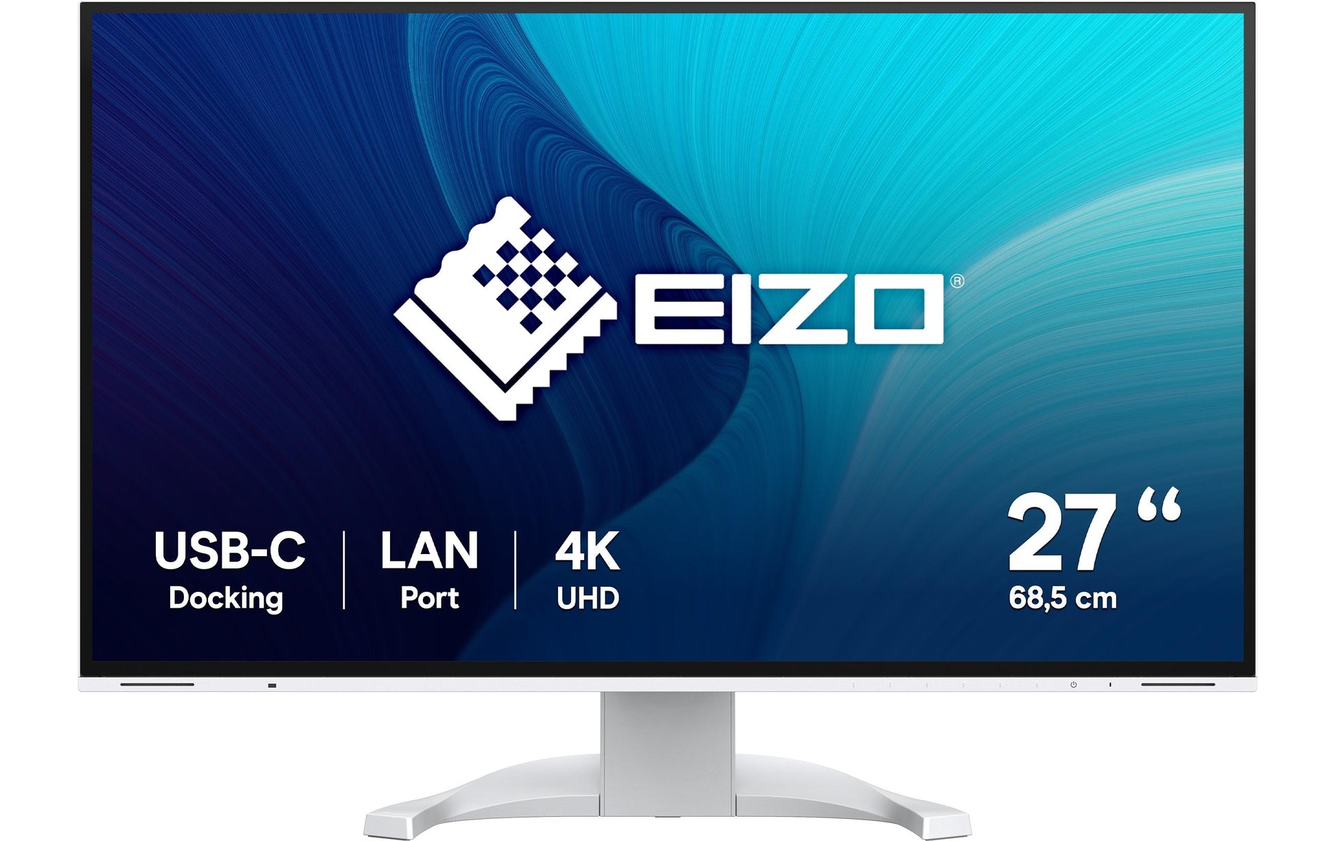 EIZO EV2740X – Monitor, 27", IPS, 60 Hz, 350 cd/m², KVM, USB-C, Integrierte Lautsprecher, VESA 100 × 100, Weiss