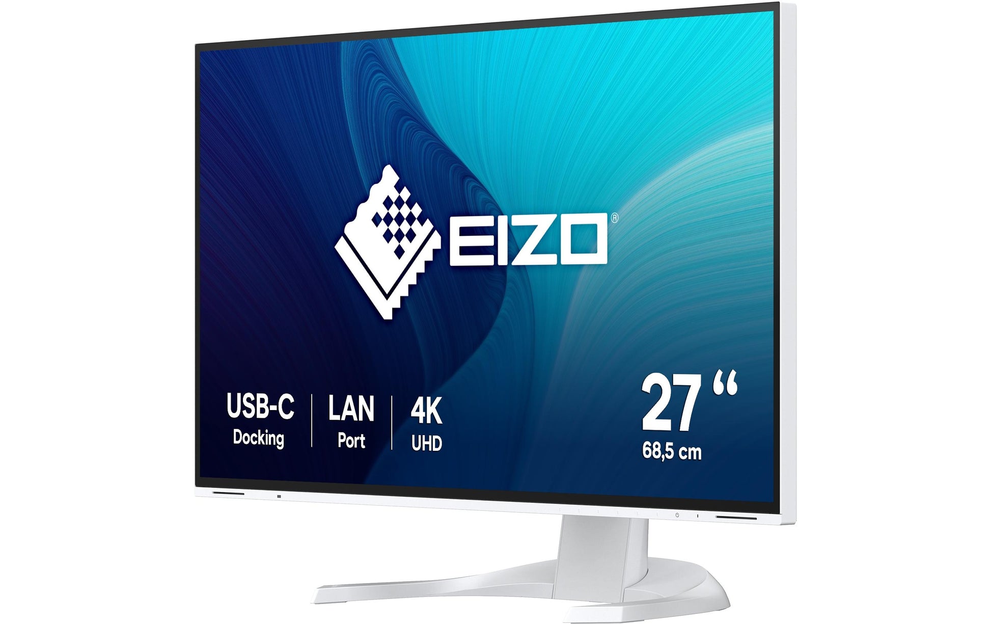 EIZO EV2740X – Monitor, 27", IPS, 60 Hz, 350 cd/m², KVM, USB-C, Integrierte Lautsprecher, VESA 100 × 100, Weiss