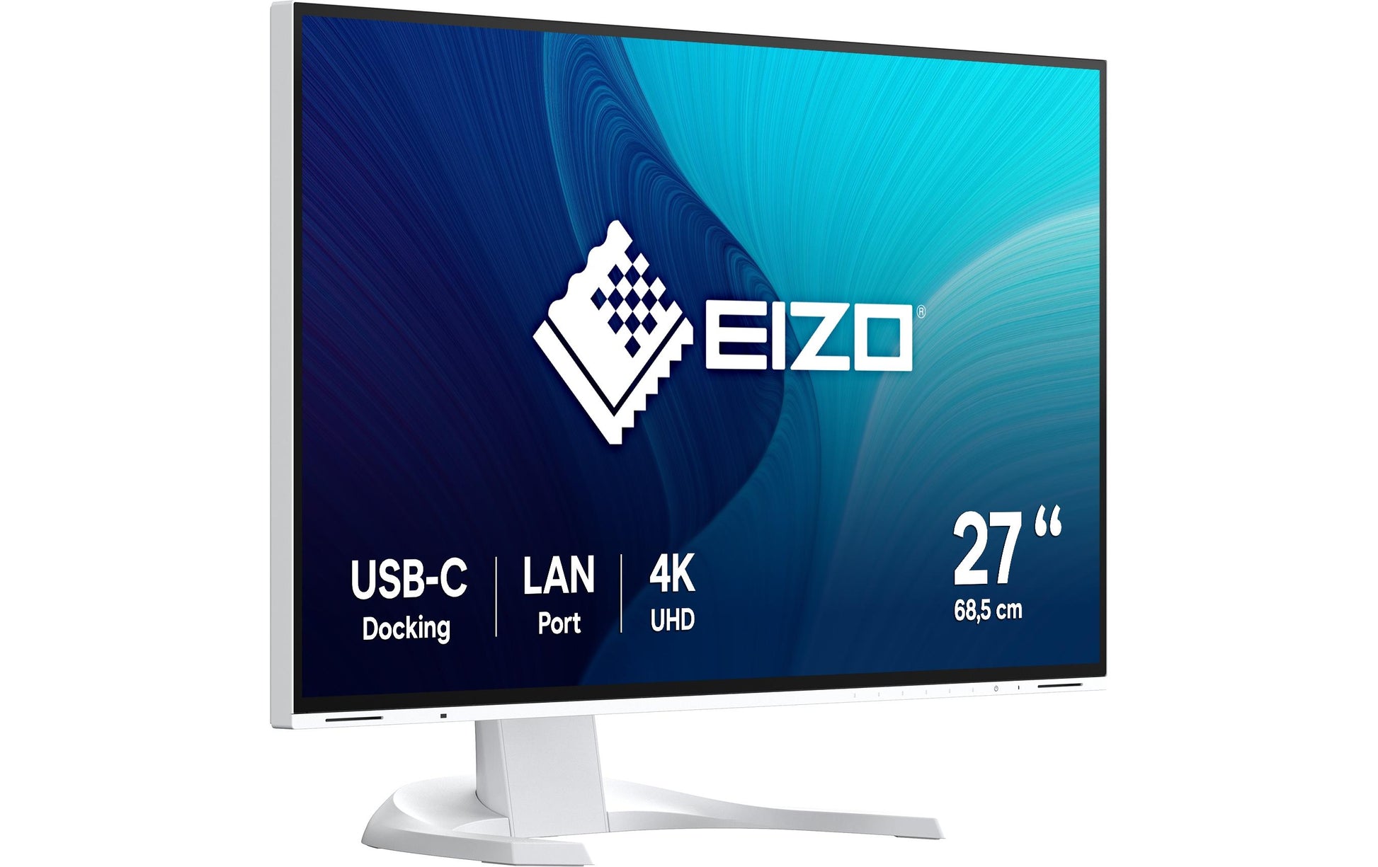 EIZO EV2740X – Monitor, 27", IPS, 60 Hz, 350 cd/m², KVM, USB-C, Integrierte Lautsprecher, VESA 100 × 100, Weiss