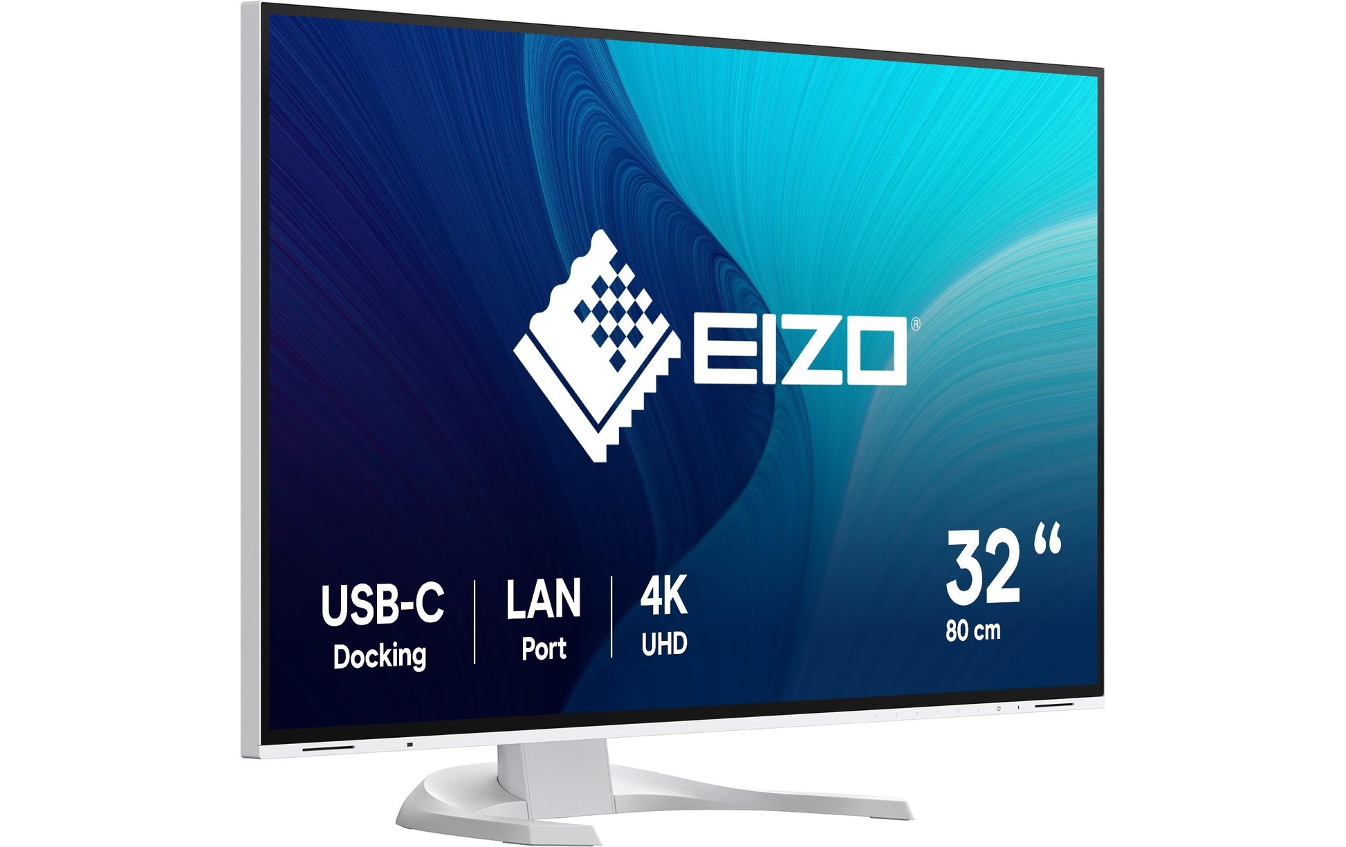 EIZO FlexScan EV3240X-WT – Monitor, 31,5", IPS, 60 Hz, 350 cd/m², KVM, USB-C, VESA 100 × 100, Weiss