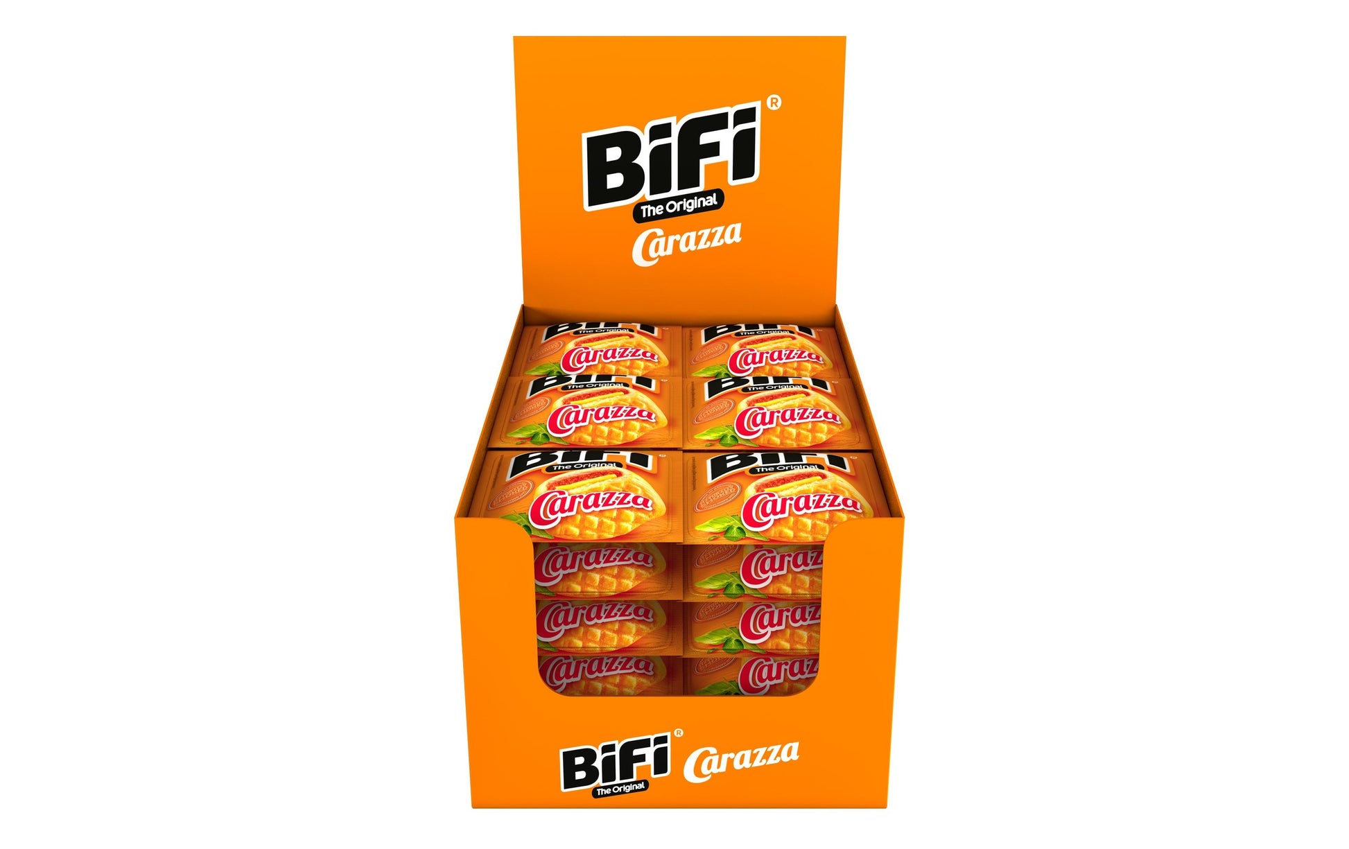 Bifi Carazza Gefülltes Weizengebäck – Salami, Käse & Tomate, 30 × 40 g (1,2 kg)