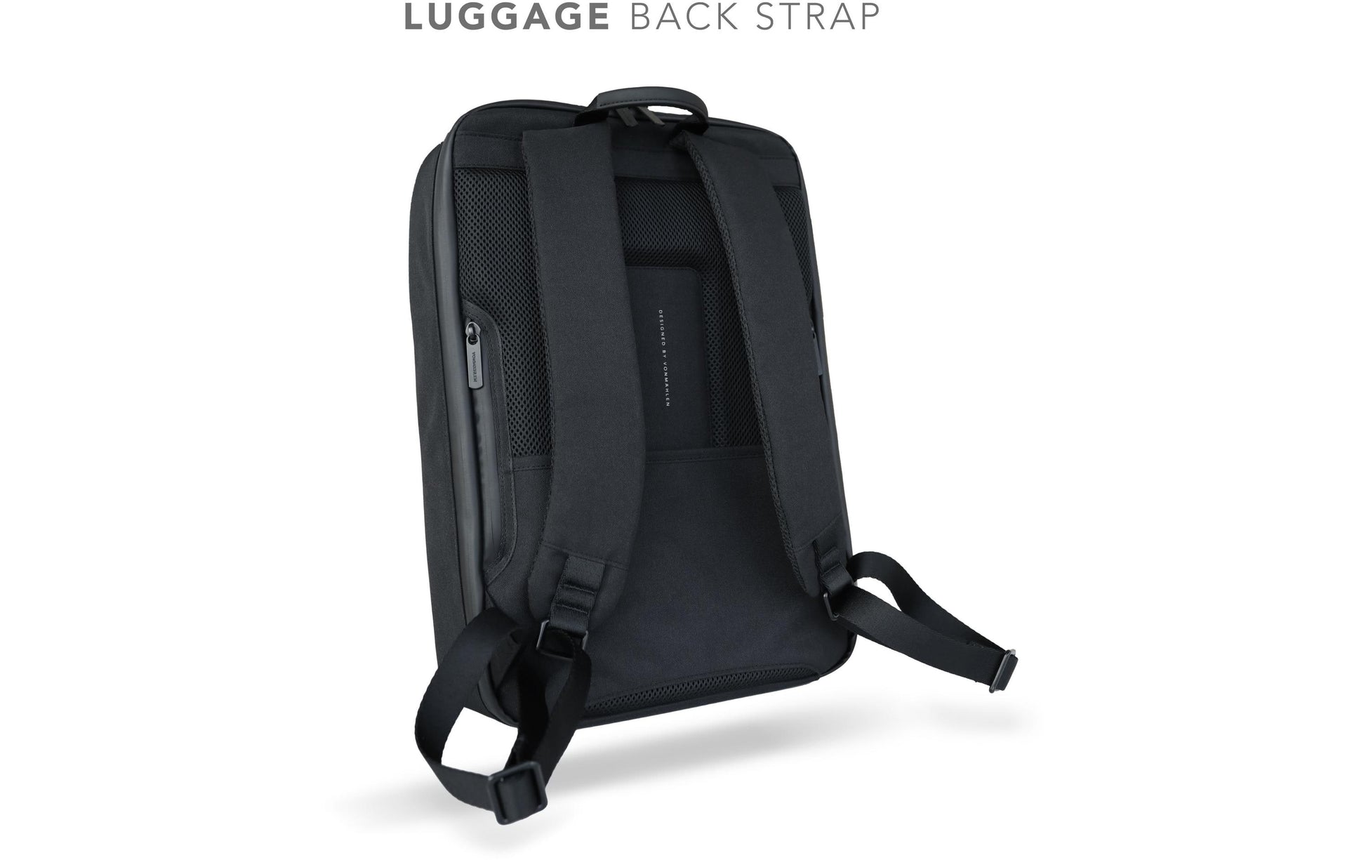 Vonmählen Horizon – Notebook-Rucksack – für 15,6"-Notebook, 20 l, Mikrofaserleder, schwarz, USB-Anschluss