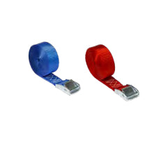 SpanSet Gepäcksicherungsriemen – 300 cm × 2,5 cm, Zurrkraft 250 kg – für Motorrad – Blau