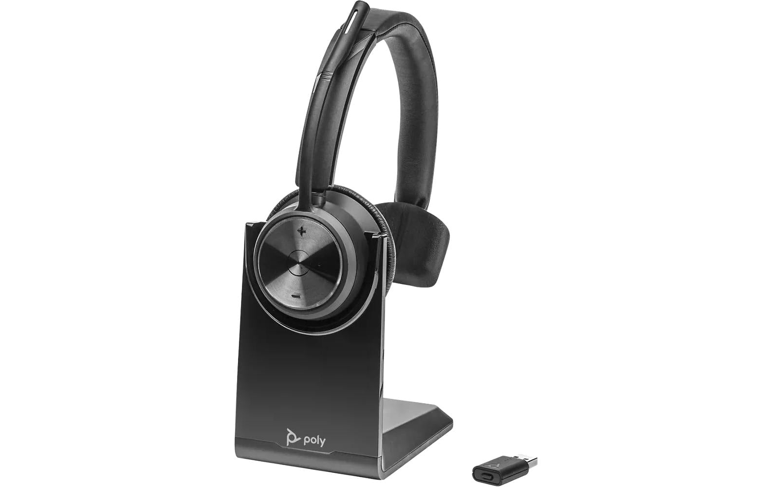 Poly Savi 7310 UC – Mono Headset – DECT, klappbares Mikrofon – schwarz – bis 13 h