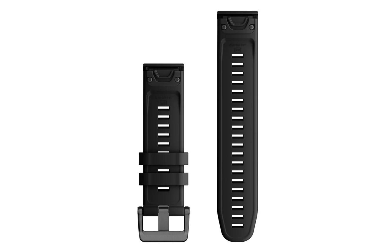 Garmin fēnix 7 QuickFit Armband – für fēnix 7, Forerunner 945, epix Gen 2, Schwarz, 22 mm, Silikon