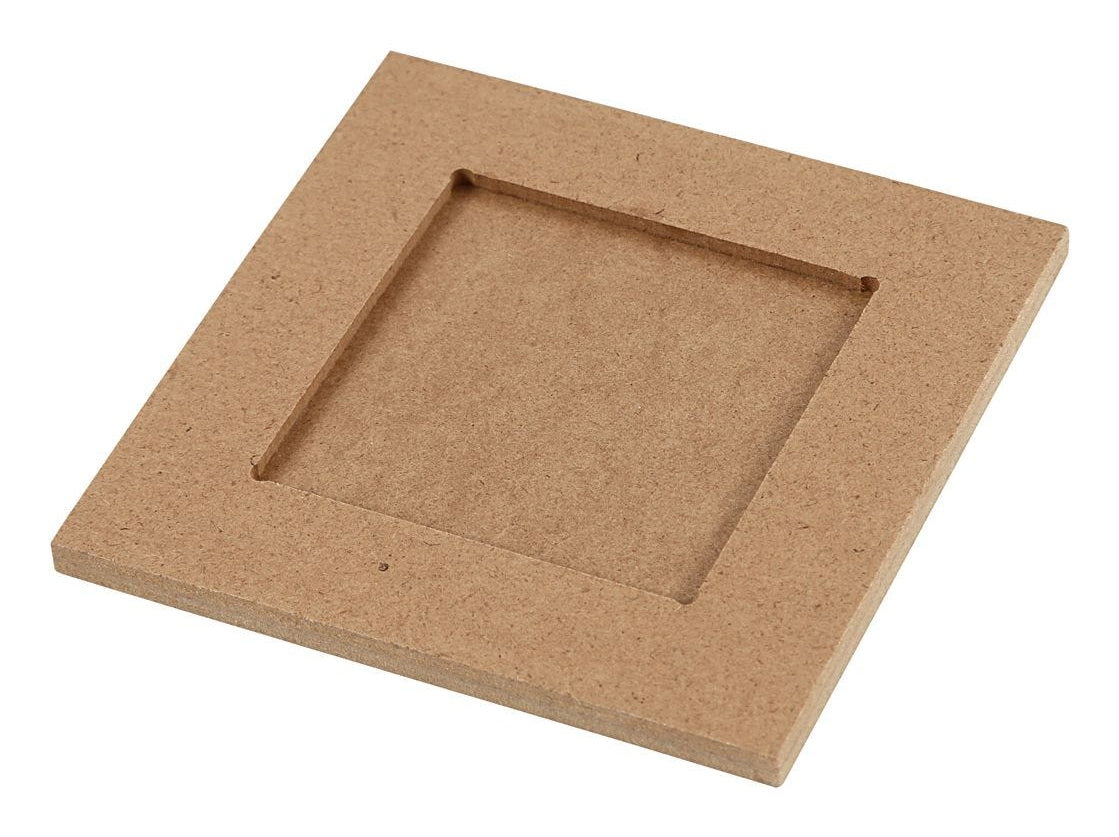 Creativ Company Bilderrahmen – für 10 × 10 cm – Holz, Braun