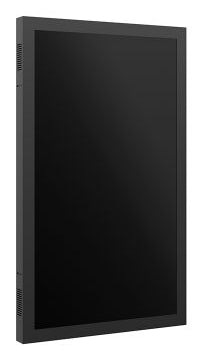 Hagor Display-Gehäuse – Hochformat, VESA 600×600 mm – für 65" Fernseher – Schwarz