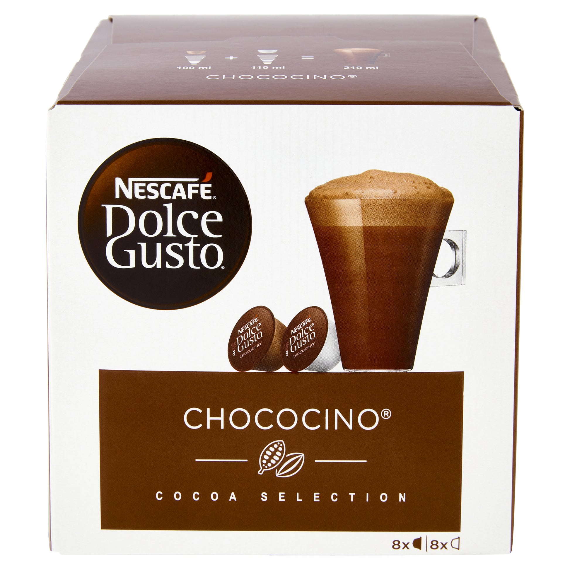 Nescafé Kaffeekapseln Chococino – für Dolce Gusto – 16 Kapseln