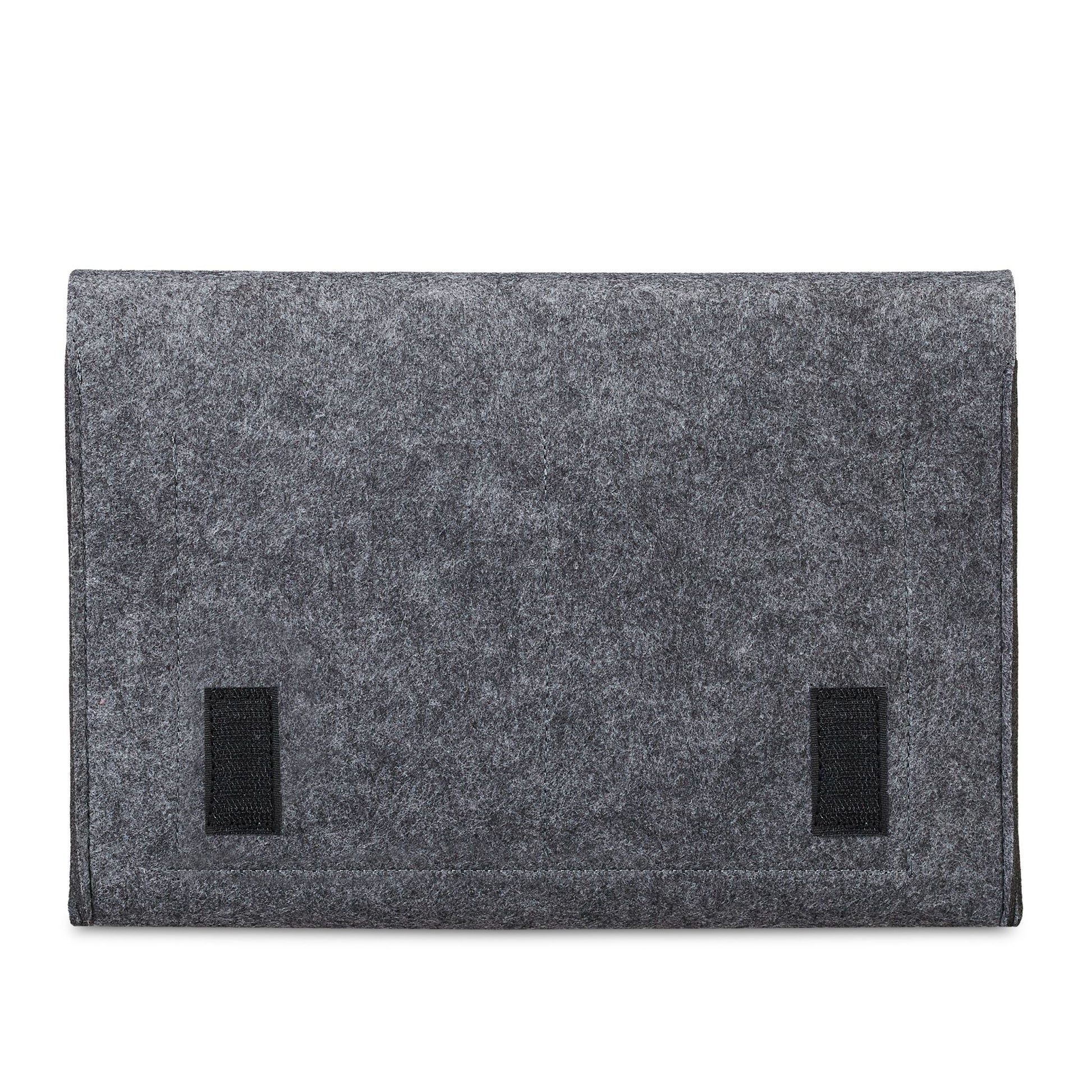 Relaxdays Betttasche – Filz – Anthrazit – 315 × 270 × 50 mm – 6 Fächer, Klettverschluss