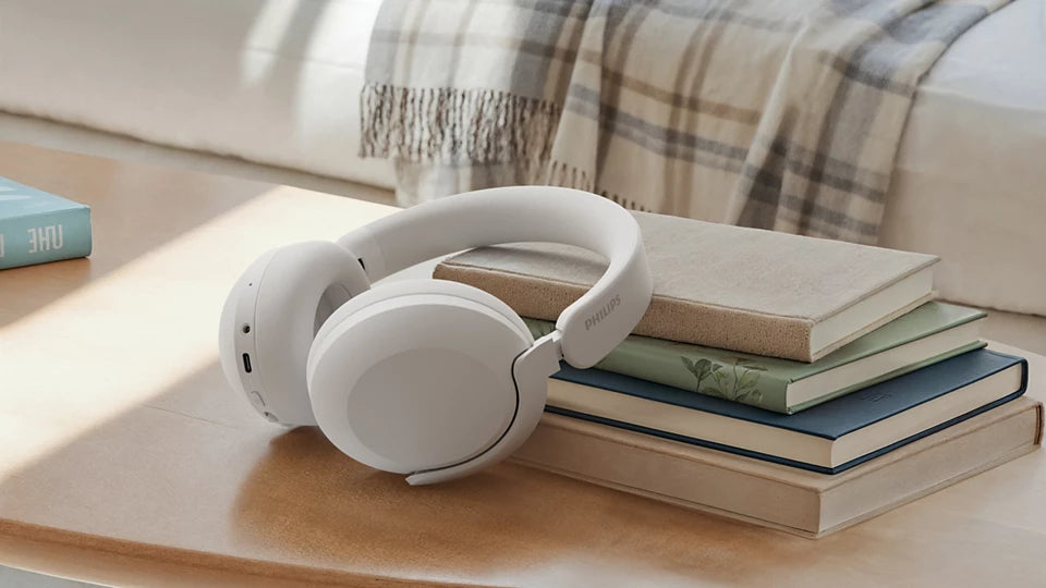 Philips TAH6000WT/00 Over-Ear Kopfhörer – Stereo, Kabel + BT, ANC, Weiss, BT 6.0