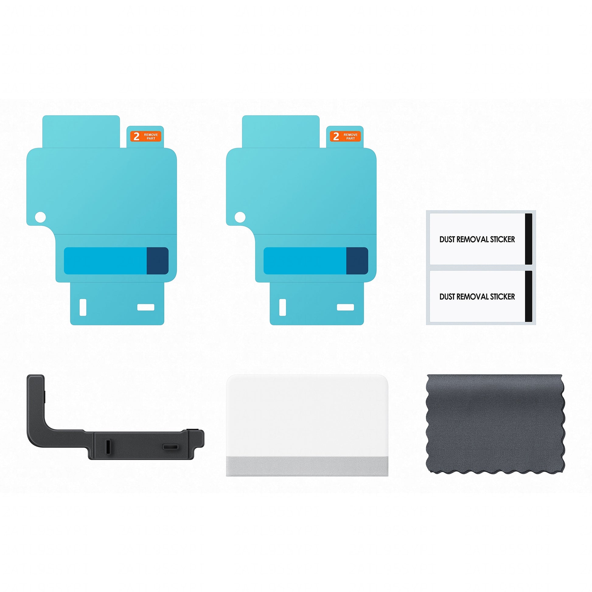 Samsung Displayschutz (Folie), Anti-Fingerprint – für Galaxy Z Flip6 – 2er-Pack