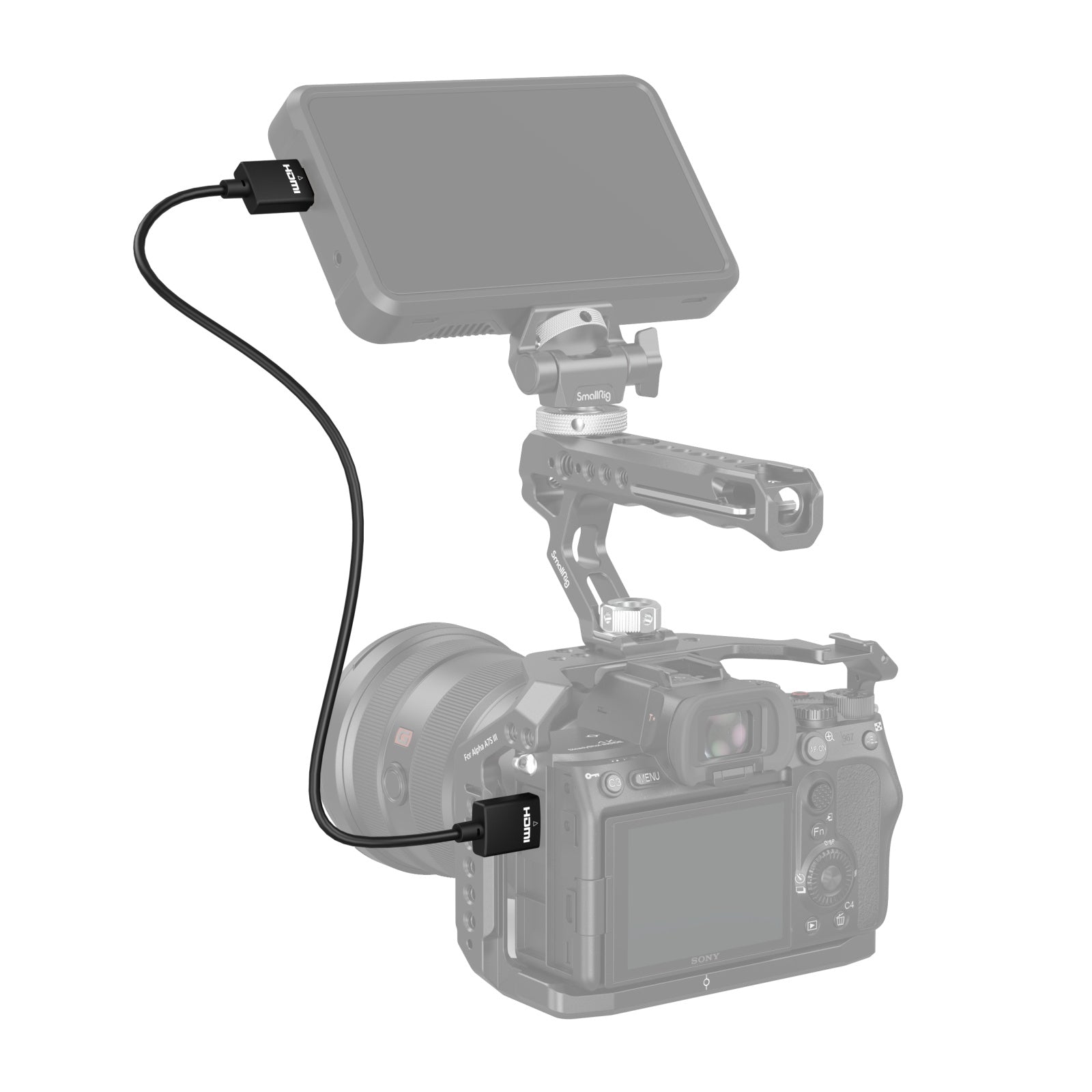 SmallRig HDMI Kabel HDMI 2.0 4K 60 Hz – 0,35 m