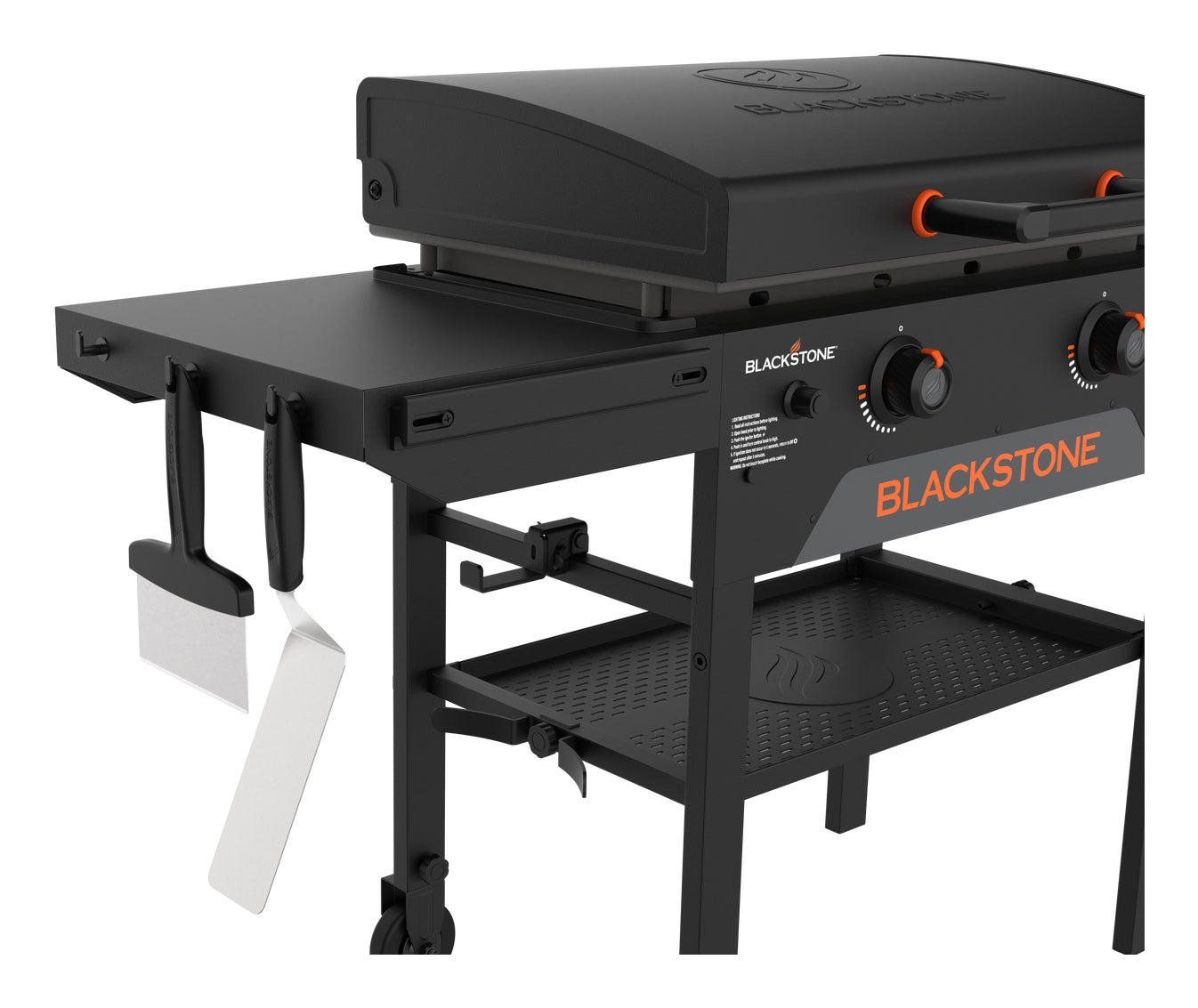 Blackstone Gasgrill 2287DK – 2 Brenner, 134 cm breit – Schwarz/Orange