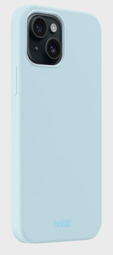 HoldIt Backcover – für Apple iPhone 17 Pro, Silikon, Hellblau