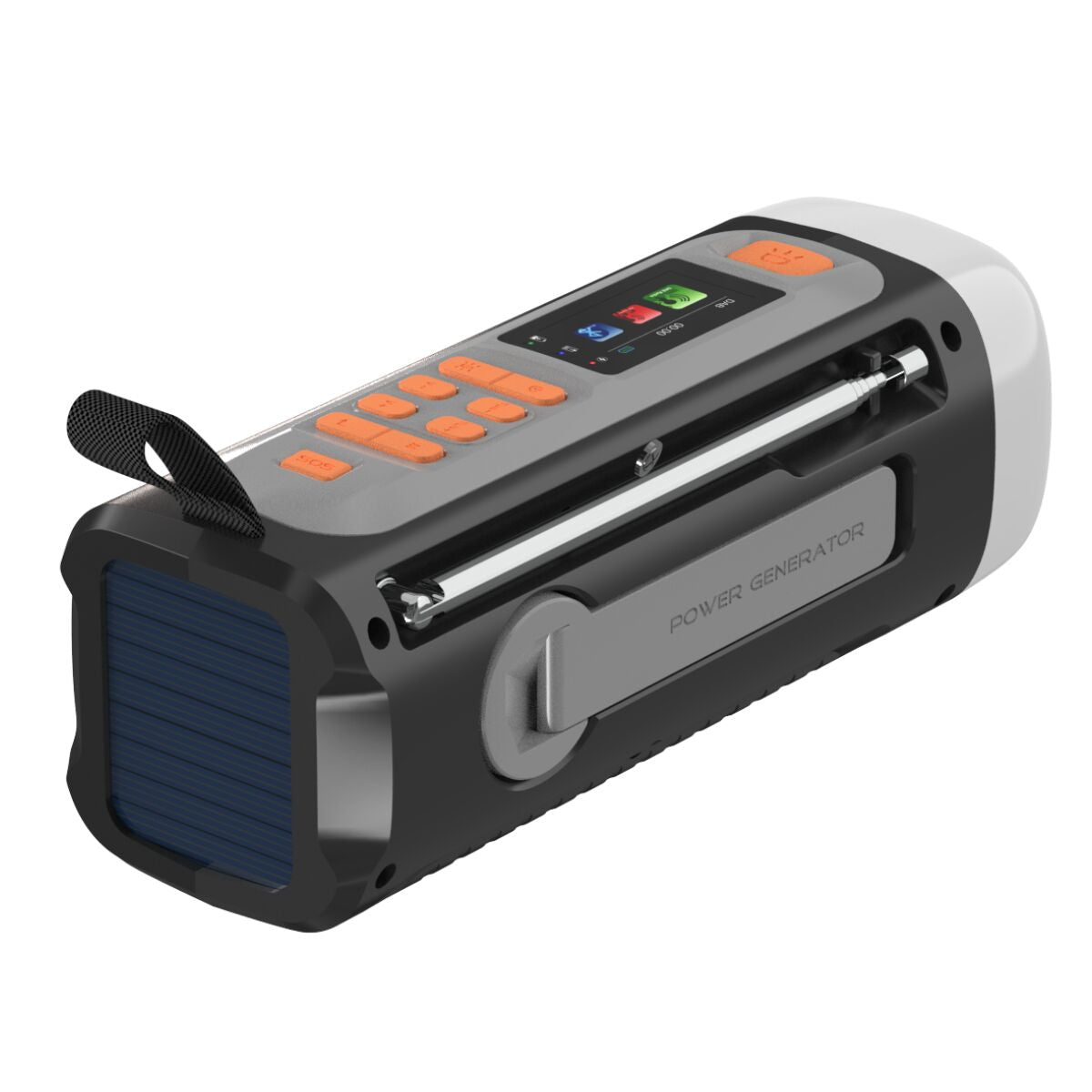 Marmitek RESQ 200 – Tragbares DAB+ Radio, FM, Bluetooth, IPX3 – Schwarz