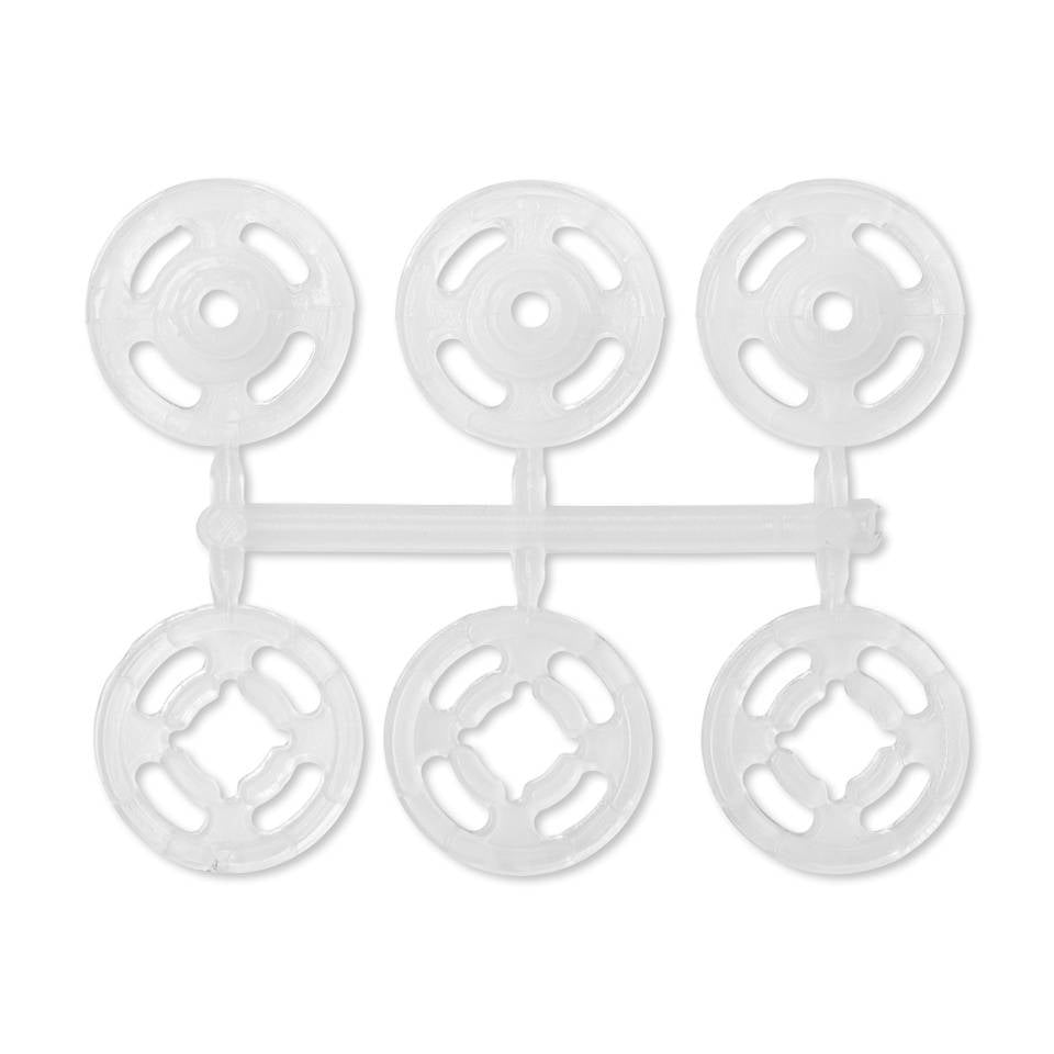 Prym Knöpfe Ø 13 mm – Kunststoff, transparent, 12 Stück