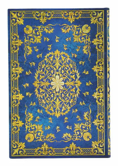 Paperblanks Notizbuch, blanko, Fadenheftung, Hardcover, 176 Seiten, 85 g/m² – dunkelblau, Sternenhimmel