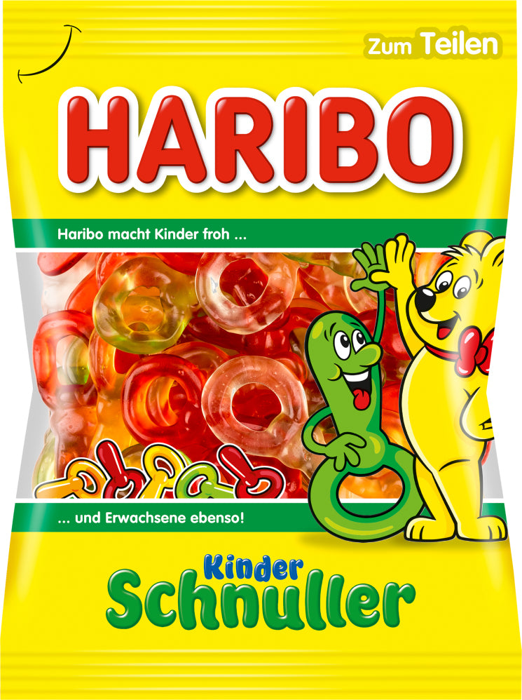 Haribo Kinder-Schnuller Fruchtgummi – Frucht – 1,315 kg
