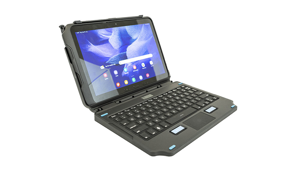 Gamber-Johnson Tastatur, DE-Layout (DE), beleuchtet – für Samsung Galaxy Tab Active Pro & Galaxy Tab Active4