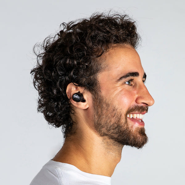 JLab JBuds ANC – True Wireless In-Ear Kopfhörer – Bluetooth, ANC, IP55 – Schwarz – für PC/Mac/Mobile – bis zu 42 Stunden