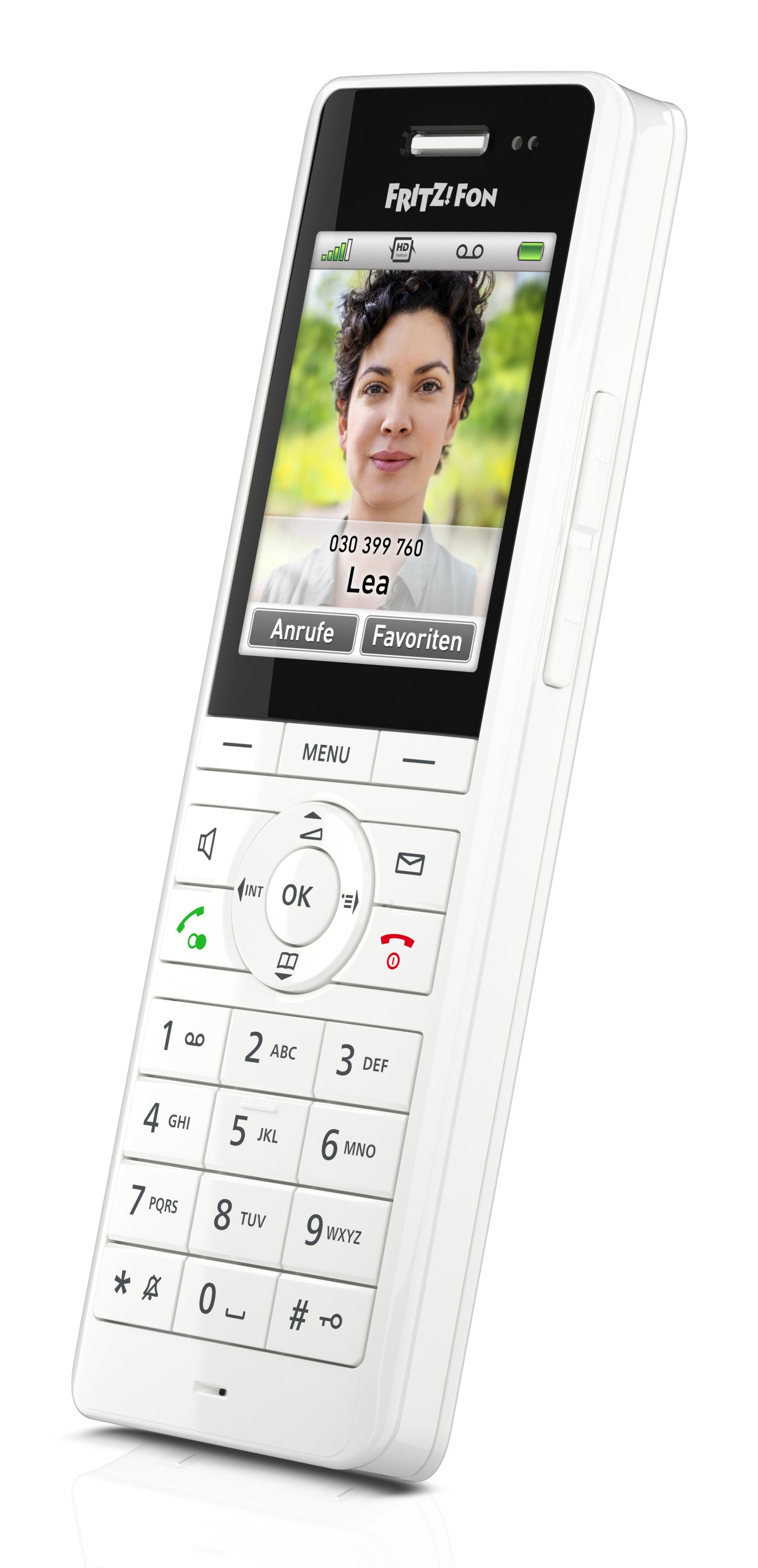 FRITZ! AVM FRITZFon X6 – DECT-Telefon mit Basis, mit AB, weiss