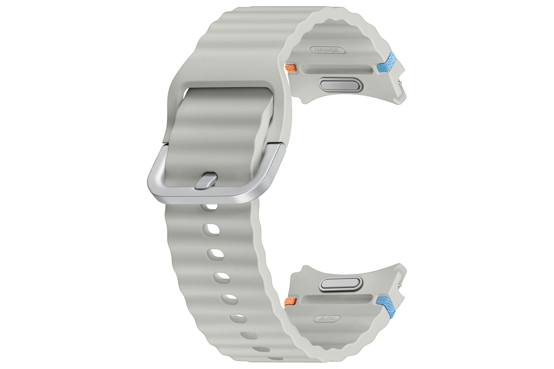 Samsung Sportarmband – Silber, S/M, für Galaxy Watch 7