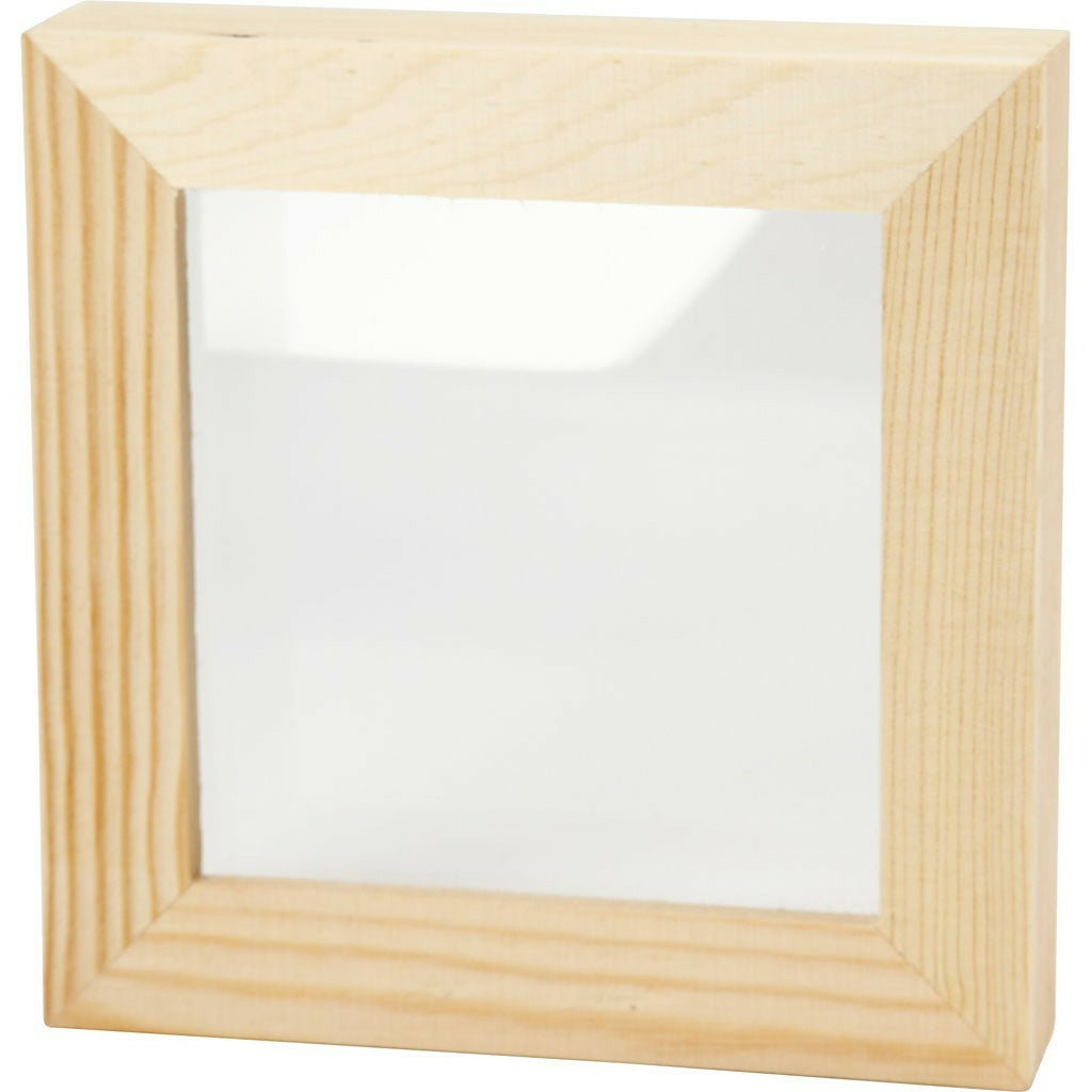 Creativ Company Bilderrahmen – für 12,3 × 12,3 cm – Holz, braun