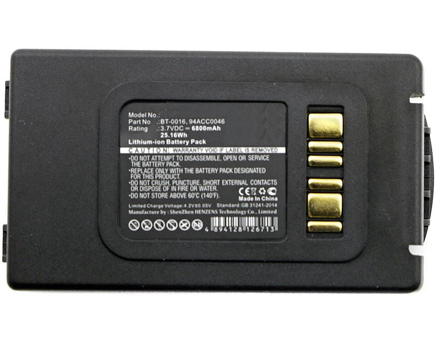CoreParts Akkubasis, 3,7 V, 6'800 mAh – für Datalogic Skorpio X3, Skorpio X4, schwarz